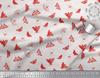 Soimoi Black Japan Crepe Satin Fabric Dot & Butterfly Print Fabric by Metre 42 Inch