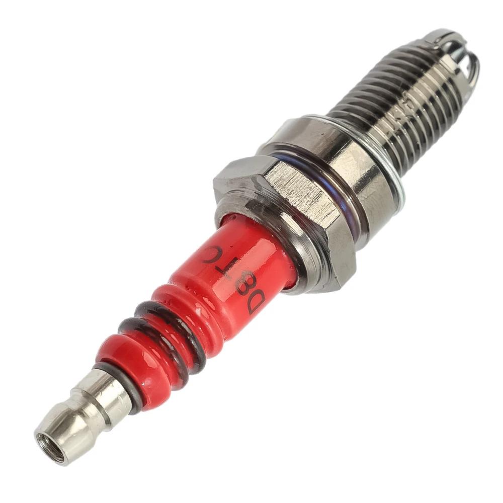 Racing 3 Electrode 10mm Spark Plug A7TC Fits For GY6 50CC 110CC 125CC 150CC ATV Scooter Dirt Bike Go Kart Motorcycle Accessories