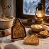 Mini Macchine per Torte Stampo di Natale Fede Festiva Ispirato Pressa per Impasto e Stampini per Biscotti Pasticceria Taglierino Timbro Religioso per Cottura Stagionale Dolci Festivi