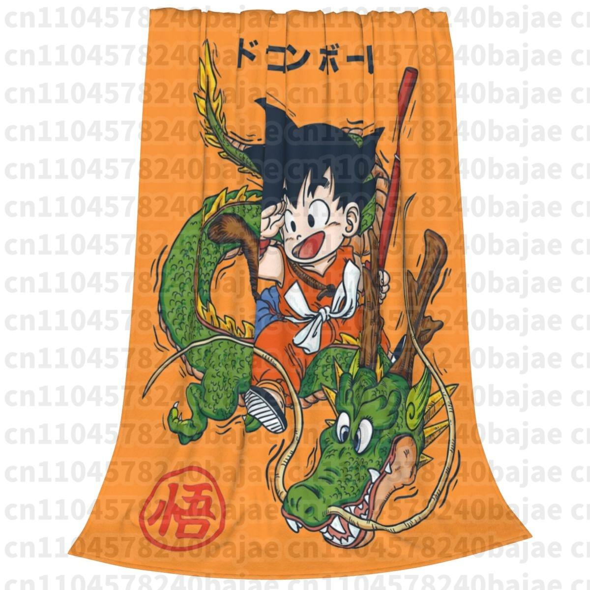 

Dragon Ball Majin Buu Charms Plush Blankets Awesome Throw Blanket for Bed Sofa Couch 125*100cm Rug Piece, 75x90cm