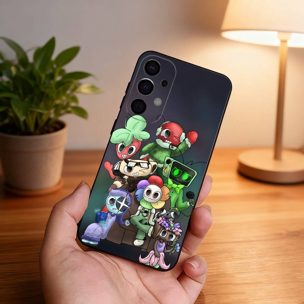 

Смешной Мультяшный Goob D-Dandys World Чехол для Телефона для Samsung S25,S24,S21,S22,S23,S30,Ultra,S20,Plus,Fe,Lite,5G Черный Чехол Samsung S24ULTRA