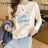La Chapelle Women's Sweet Style Cotton Long Sleeve T-Shirt