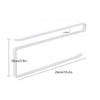 Random Special Kitchen Paper Towel Hanging Rack Cabinet Without Drilling Towel Hook Ironware Storage Shelf For Napkins Cup Holders 5