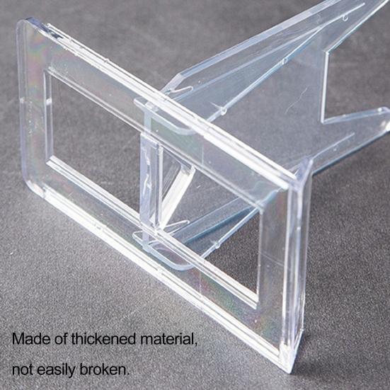 10Pcs Medal Display Stand Transparent Living Room Supply Easy-Installation Pictures Plate Display Storage Rack Practical Display