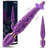 Tentacle Vibrating Dildo Realistické Monster Měkký silikon Falešný penis Masážní přístroj na prostatu G-Spot Sexuální hračka pro dospělé pro ženy