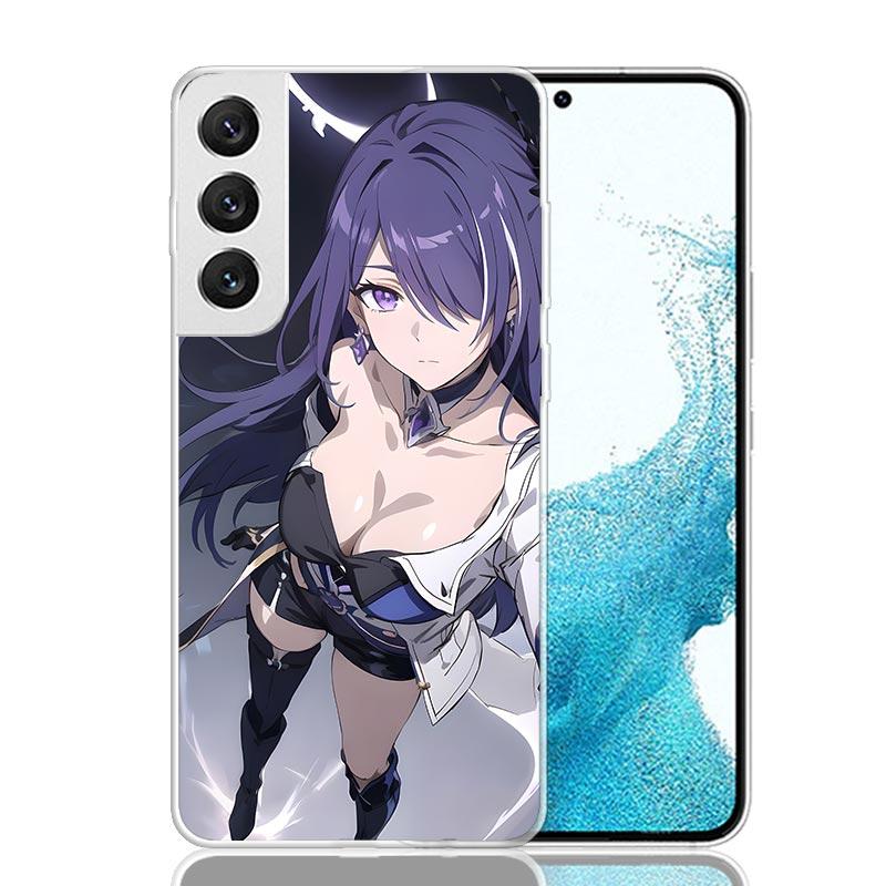 Honkai Star Rail Acheron Phone Case For Samsung Galaxy S26 Ultra S23 S24 S25 Edge S20 FE S21 S22 Plus Soft Print Shell Cover Fun