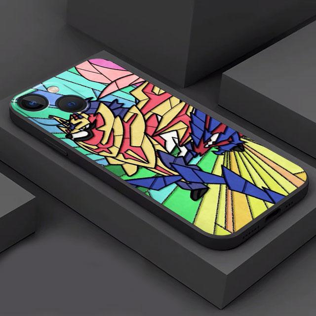 

Цветной чехол с изображением Покемона Пикачу для Apple iPhone 11 SE 7 13 Pro Max, чехлы 8 XR XS X 12 Mini 6s 14 Plus 14Pro 12pro, черный мягкий чехол iPhone 14