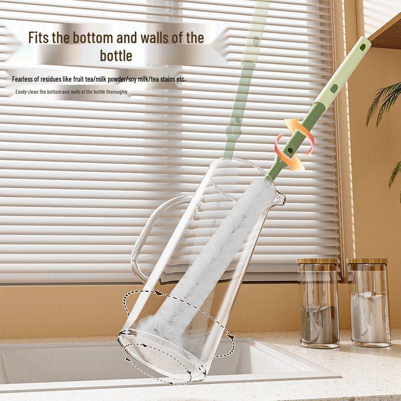 Retractable Multi-purpose Bottle Cleaning Brush with Long Handle