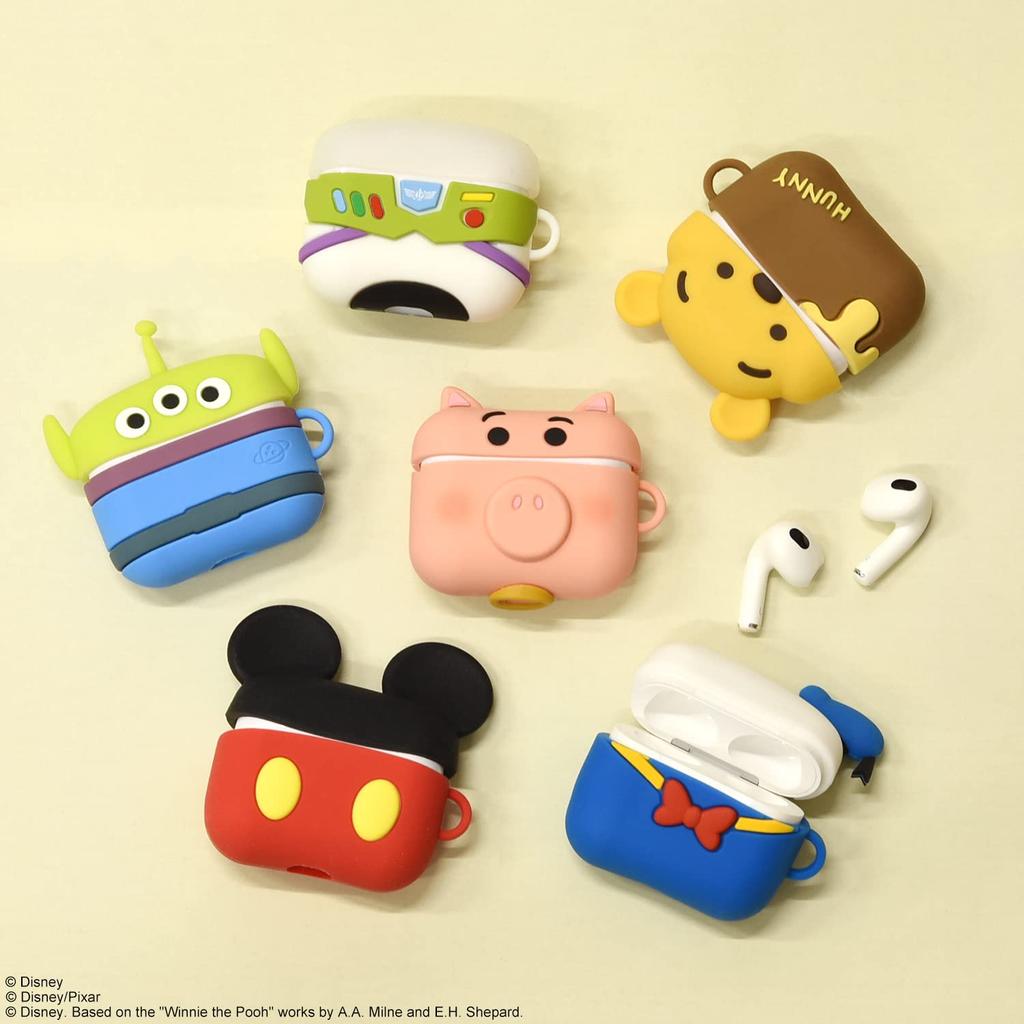 Gourmandise Pixar Silicone Buzz Lightyear Character/AirPods (3rd Generation) Case, DN-935BZ