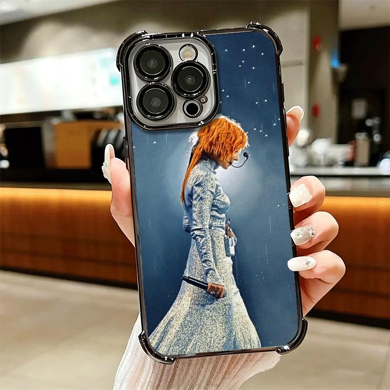 Mylene Farmer Soft Phone Case For iPhone 15 16 17 Air 14 Pro Max 16E Plus 13 12 Mini Plating Anti-Fall Fundas