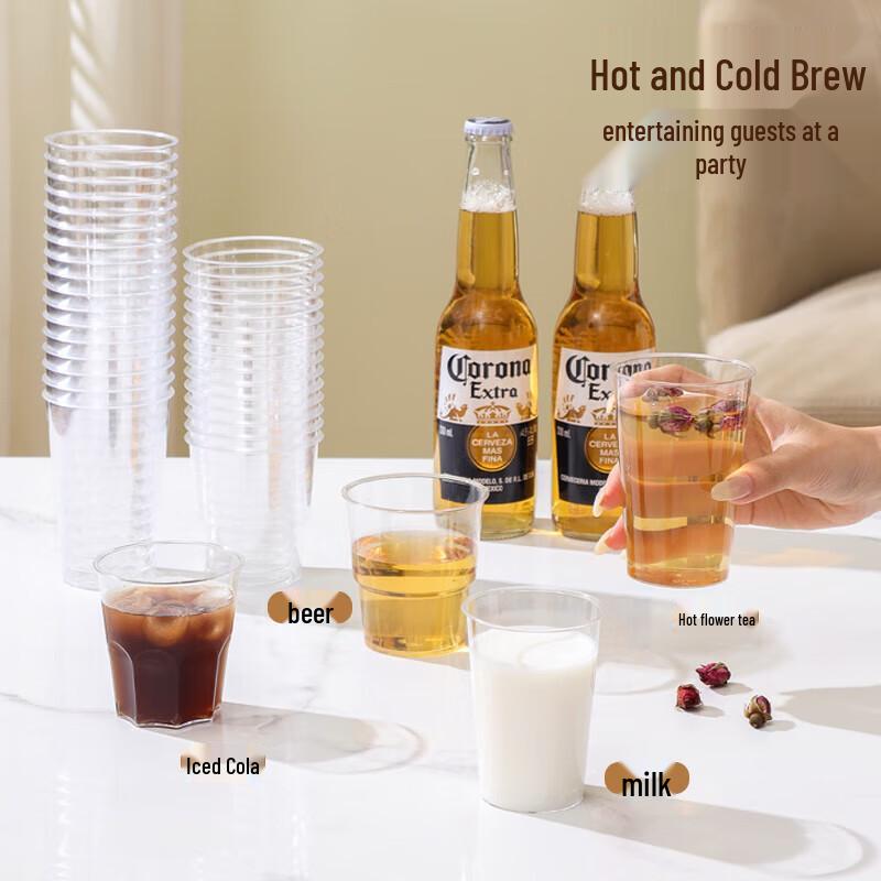 Meichu Einweg-Trinkbecher aus Kunststoff