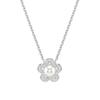 Swarovski Ariana Grande Floral Design Crystal Necklace Unisex necklace Silver 5755817