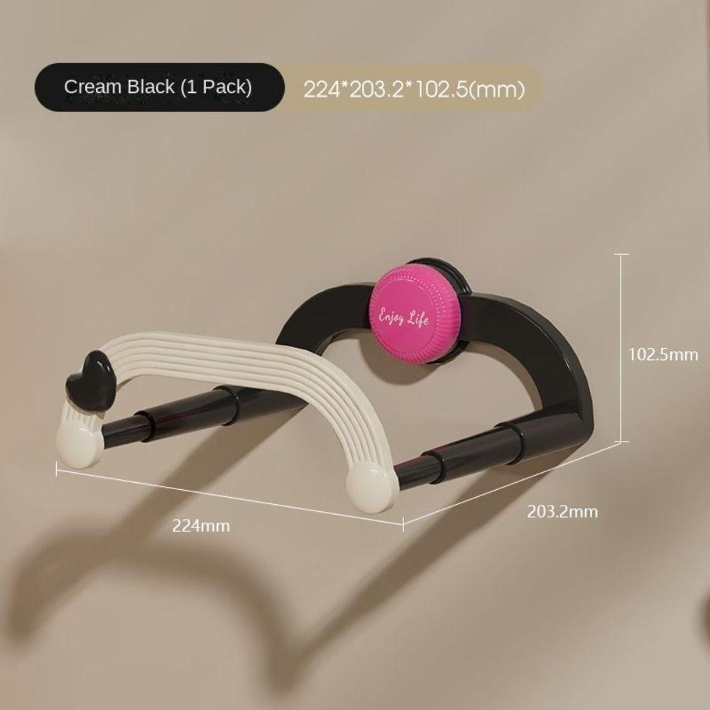 Hole-free Wall-Mounted Basin Storage Rack Multifunctional Bathroom Razor Hair Comb Toothbrush Rack Bathroom Supplies