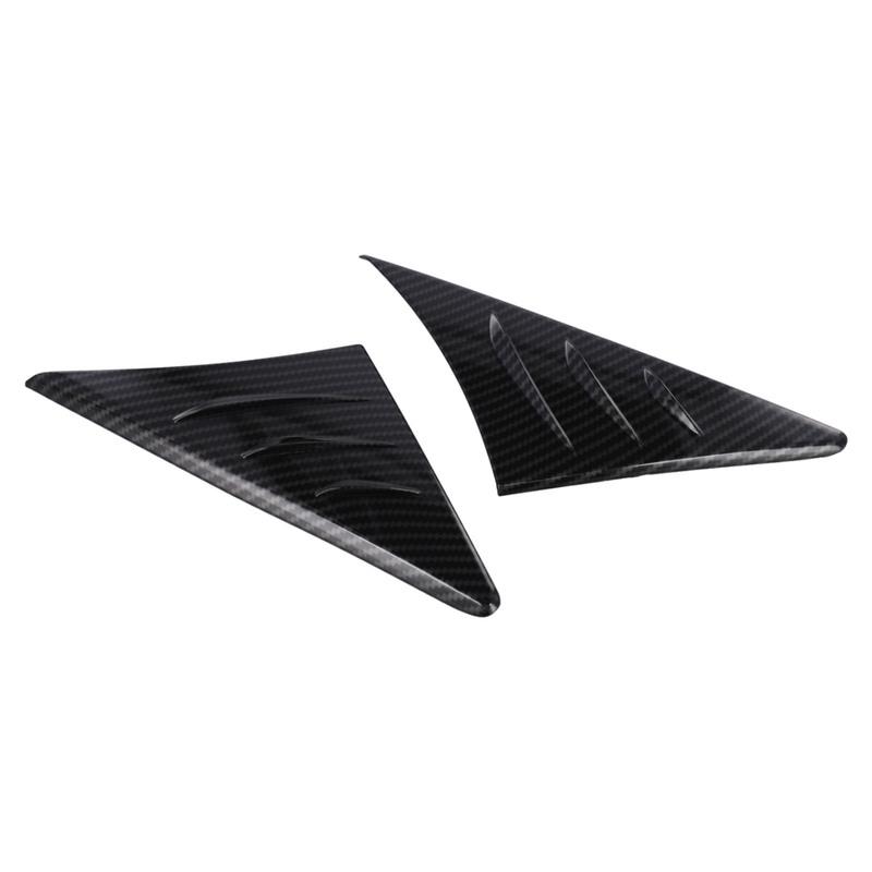 2 Stück Windabweiser für Auto, Windabweiser, Windabweiser-Zierleiste Für Toyota Für Supra A90 -22 Kohlefaser ABS-Kunststoffteile