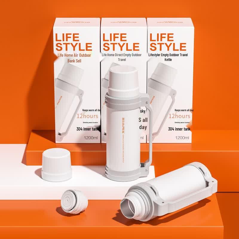 BELO&PRAC Portable Insulated Travel Flask