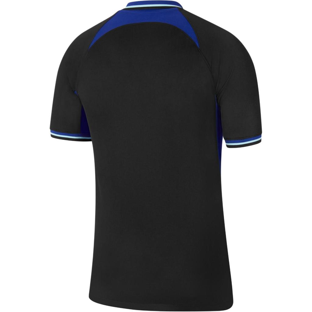 Nike Atlético Madrid Stadium Series Jsy Fashion Comfortable Versatile Short Sleeve Football Shirt Men Tops Black DJ7671-010