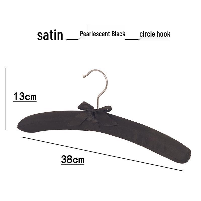 Fabric-Covered Hangers for Hotel: Linen, Silk, Sponge for Cheongsam, Pajamas, and Underwear