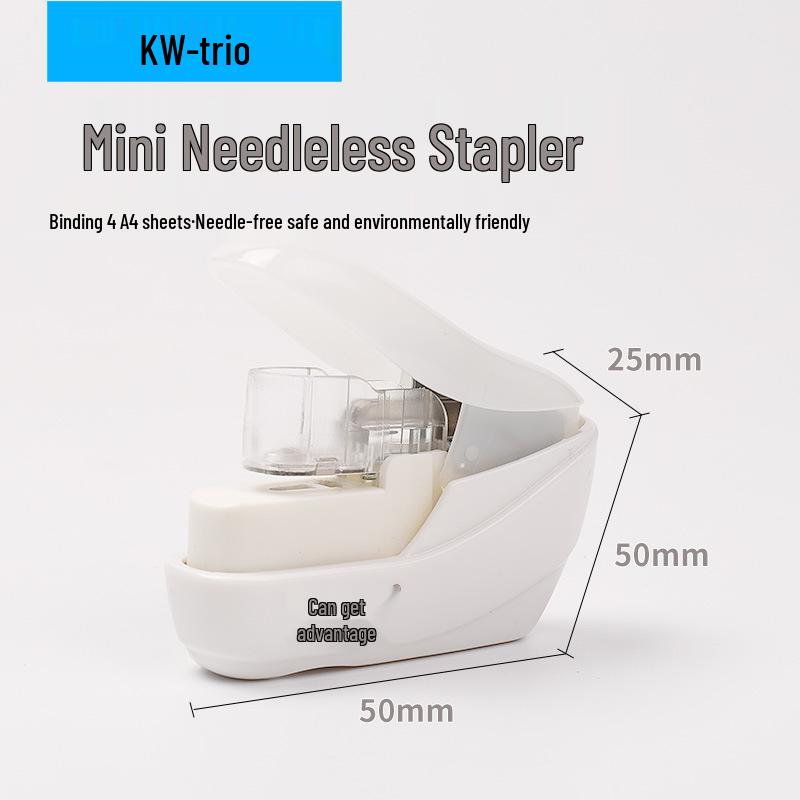 Kedeyou 5399 Kompakt Zımbasız Zımba - Öğrenciler İçin Enerji Tasarruflu Ciltleme Aracı