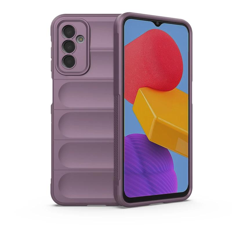 For Samsung Galaxy M13 M32 M12 4G Back Cover Phone Case Liquid Silicone Anti-fall Shockproof Armor Coque Cases