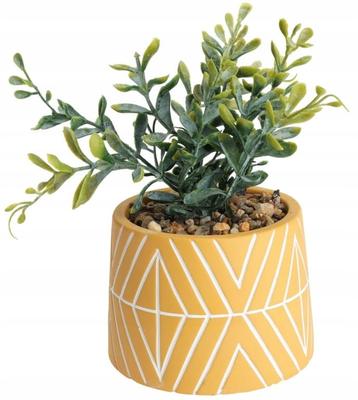 Artificial Plant In a Decorative Cement Pot 95x16 Cm