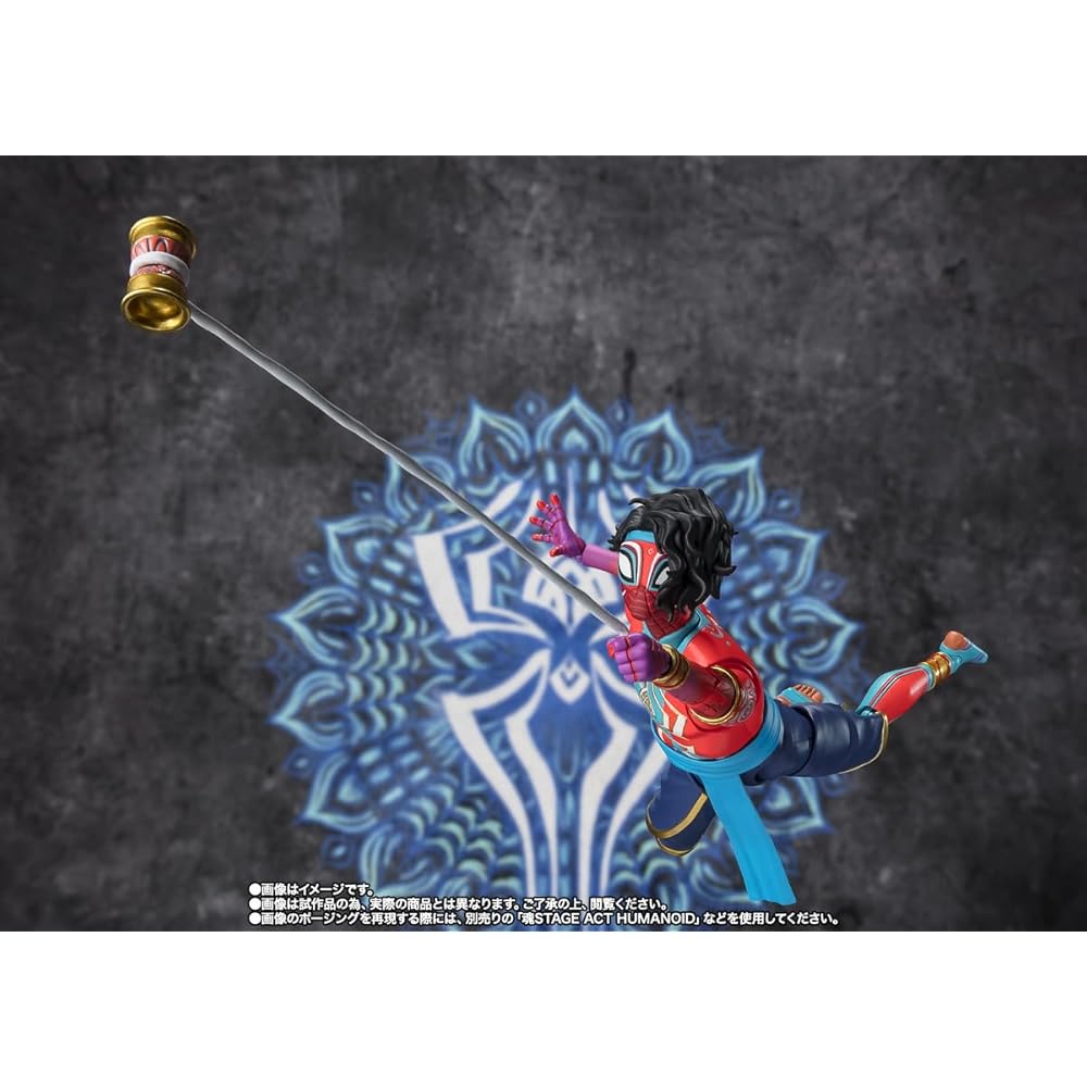 TAMASHII NATIONS Spider-Man Across the Spider-Verse Spider-Man India S.H.Figuarts Action Figure 15 cm