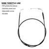 NIBBI Throttle Cable 180cm Universal Motorcycle Accelerator Gas Throttle Carburetor Choke Cable for GY6 Engine Scooter Pitbike