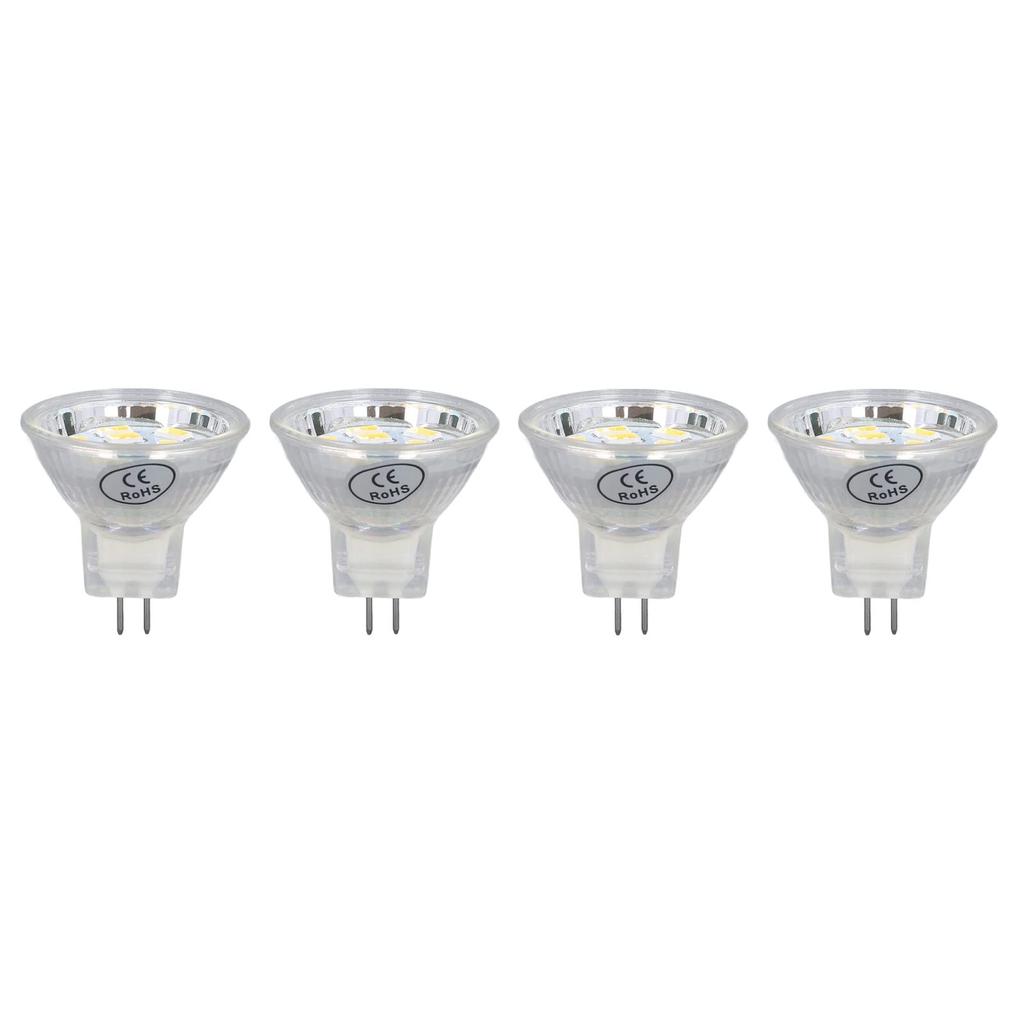 MR11 LED Bulb 3W 300lm MR11 Bulb 4-Pack for Spotlight Landscape Lamps, Stable Operation, Rigorously Tested, Suitable for Various Lamp Types (Warm