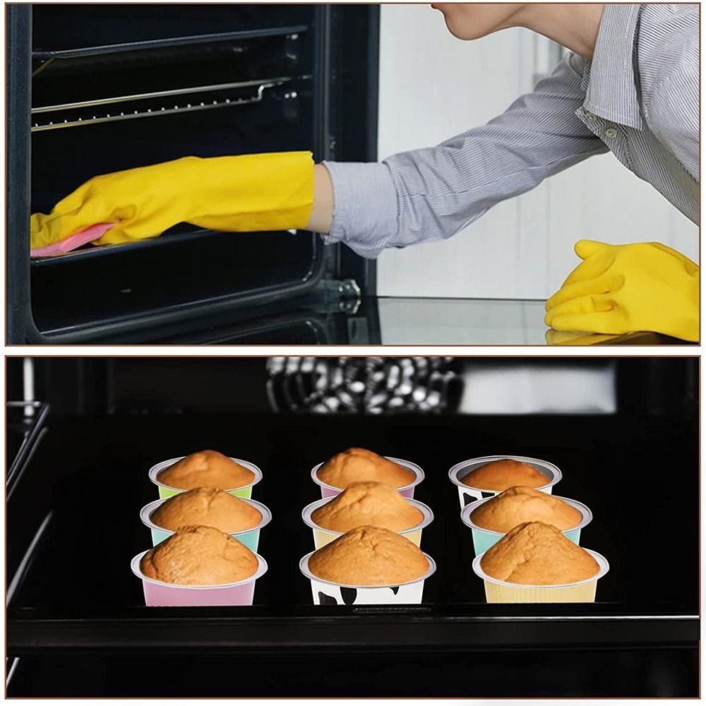 Air Fryer with Lids Dessert Cups Muffin Cupcake Cups Pudding Cake Mold Aluminum Foil Tin Cup