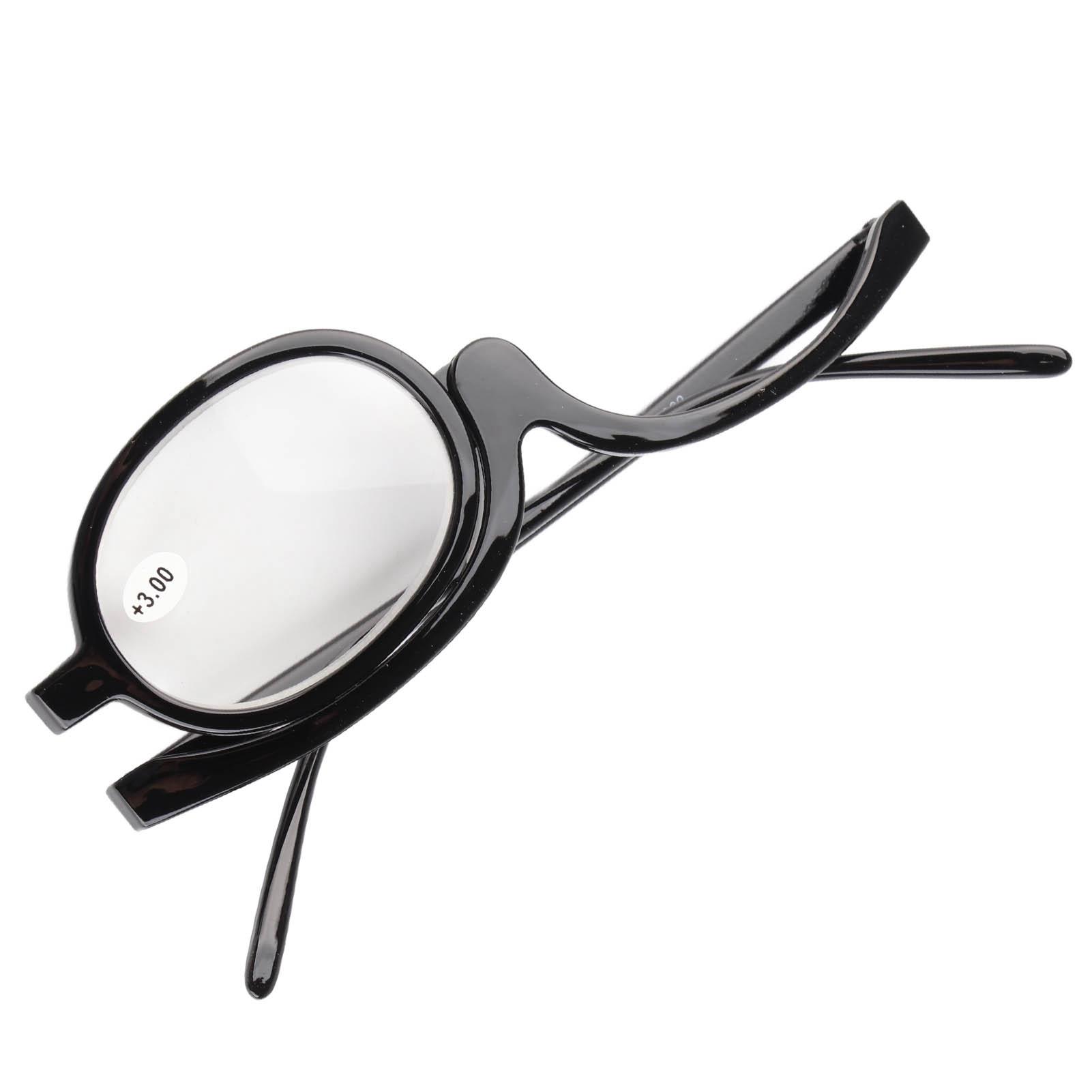 

Увеличительные очки для макияжа, модные гибкие откидные линзы, косметические очки для чтения с футляром 3