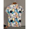 women's T-Shirts Cute Cat Pattern 3D Print Tops Tees Summer New  Streetwear Fashion Oversized T Shirt Men Clothing