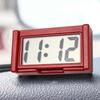 Mini Digitaluhr Batteriebetrieben Großer Bildschirm LCD-Anzeige Uhr für Auto Leichtes Autozubehör Selbstklebende Mini-Uhren