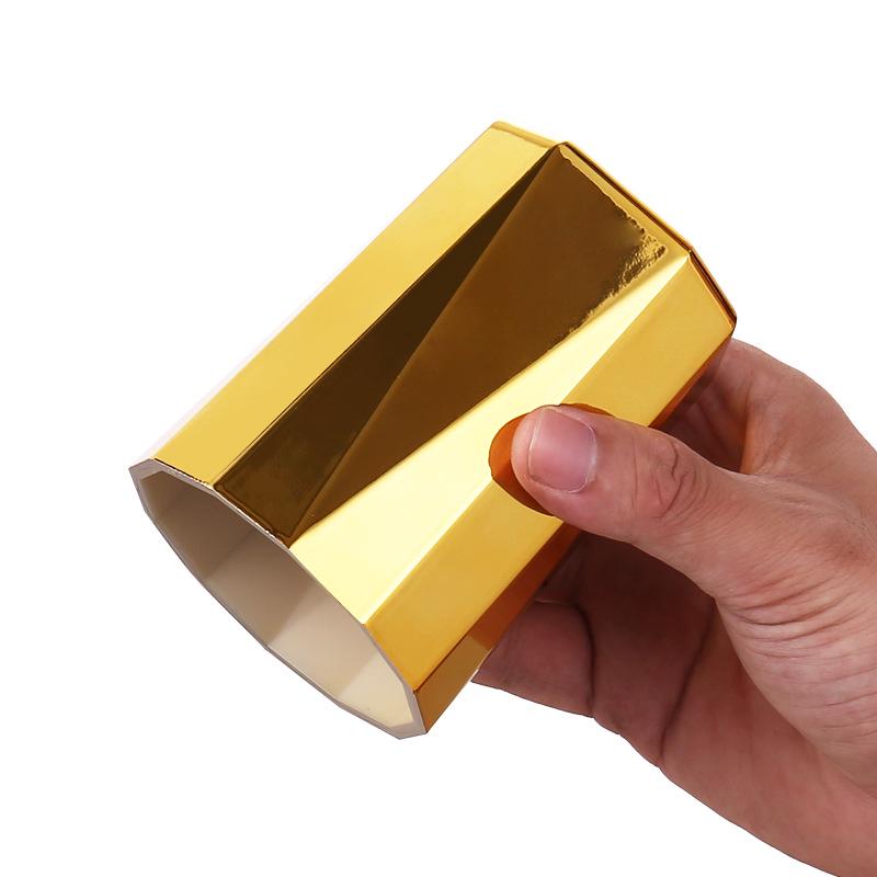 Electroplated Rhombus Dice Cup for Bar & Nightclub Entertainment