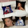 Israel Celebrity Noa Kirel  Square Double-Sided printed Pillow Case Bedroom Bedside Pillow Sofa Cushion Cover