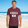 Vintage T Shirt South Korea Korean Flag Gift Cotton T Shirts Hippie Tshirt For Unisexs Summer Awesome Design Short Sleeve Tops