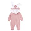 Newborn Infant Baby Girls Boys Thick Warm Jumpsuit  Bunny Romper Playsuit