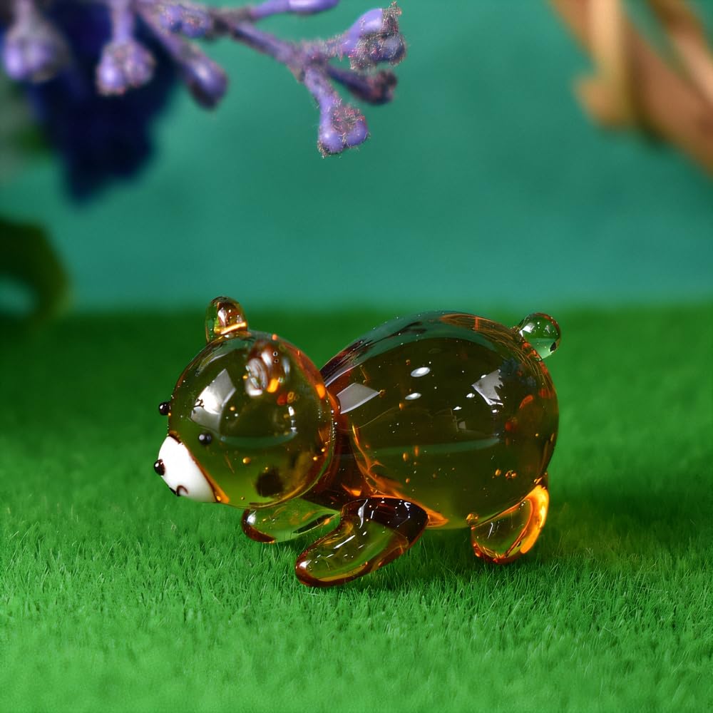 Four Cart Cute Handmade Glass Craft Boy's Day Bear
