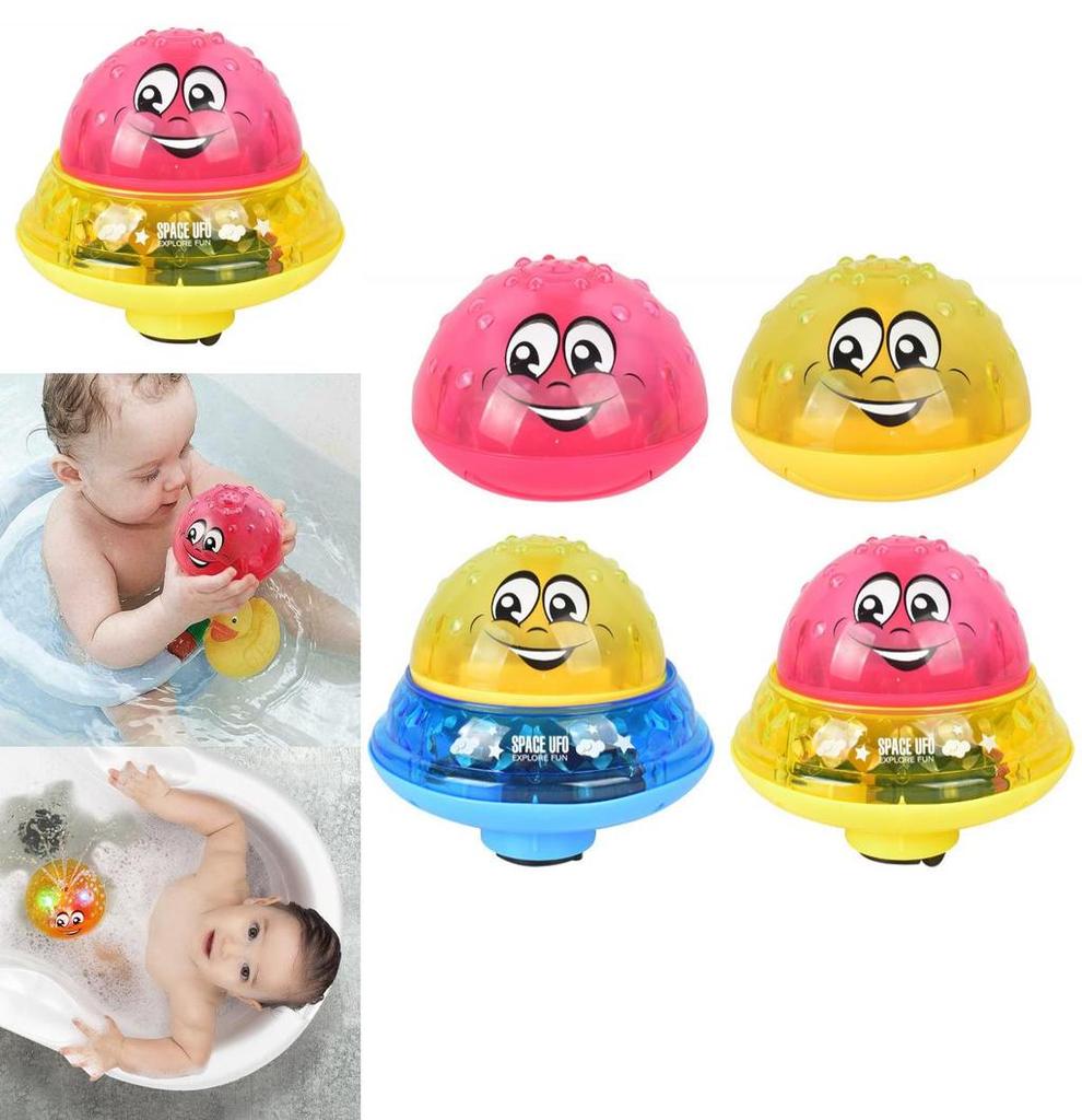 Adorable Electric Induction Spray Ball Bath Toy For Infants With Lovely Lights And Waterproof Features