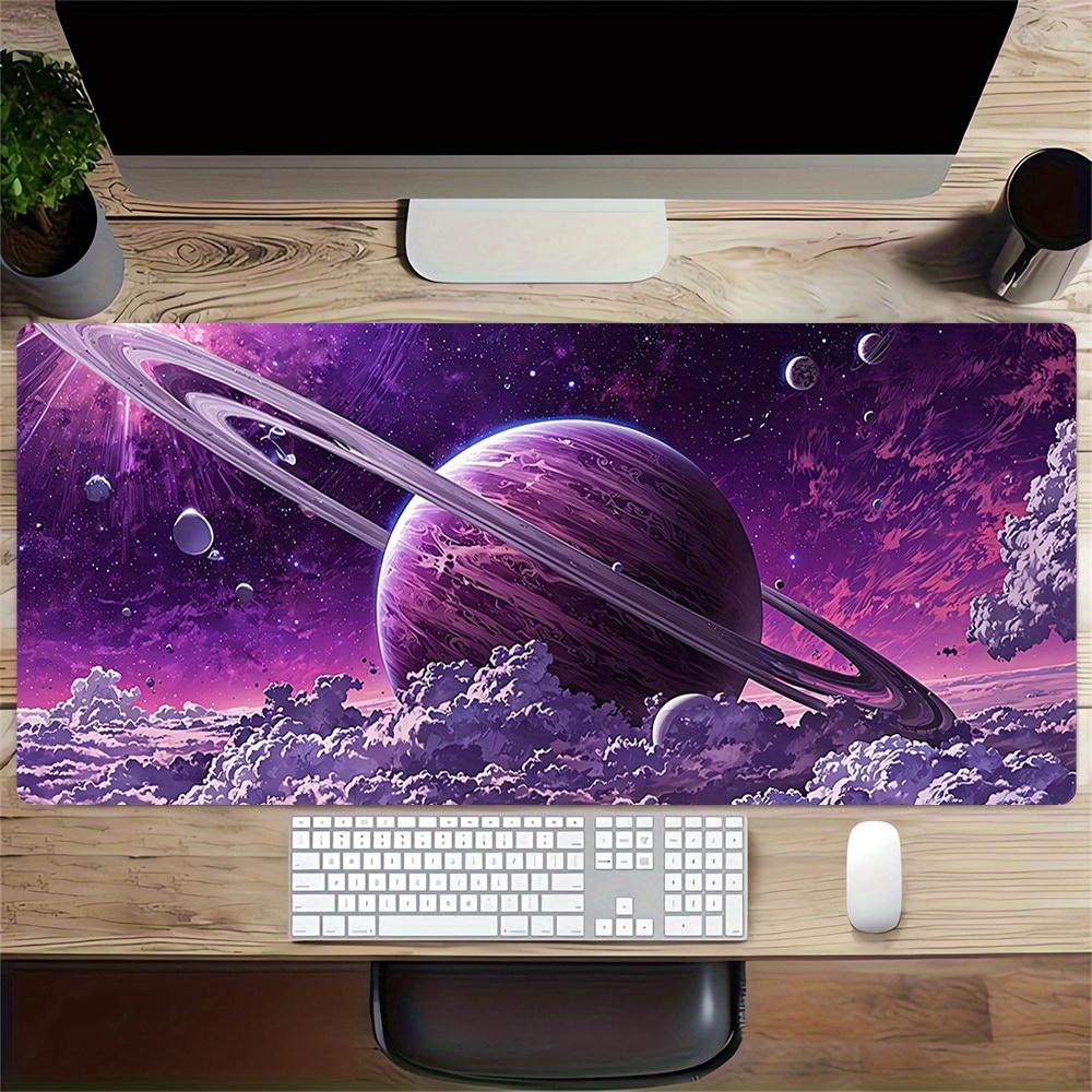 Large Multi-Size Non-Slip Rubber Base Cosmic, Nebula, Planetary Mouse Pad, Stitched Edges Keyboard Desk Mat for School, Office, Home, Gift f