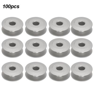 Aluminum Metal Bobbins Sturdy Heavy Duty Sewing Machine Bobbins Industrial Precision Replacement Bobbins Industrial Sewing