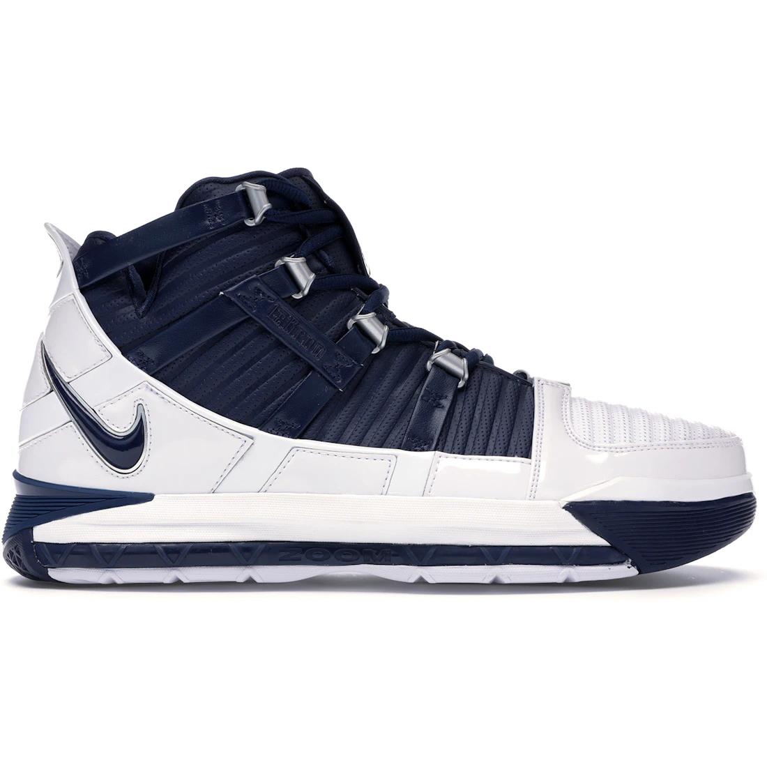 

Кроссовки Nike LeBron 3 Midnight Navy (2019)(AO2434-103) 42.5