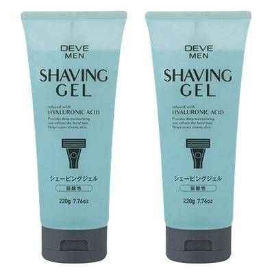 Gel da barba Kumano, 2 confezioni, 220 g