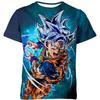 2026 Summer Dragon Ball T Shirt Kids Tops Tee Anime Figures Goku Super Saiyan T-shirt Boys T-shirts Children Short Sleeve Y2k