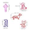 100 Pcs Lovely Animal Bookmarks Decorative Paper Clips Dogs Shaped Paper Clips Office School Supplies