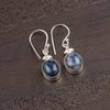 Sodalite Gemstone 925 Sterling Silver Trendy Jewelry Earrings Anniversary Gift EE-6-20