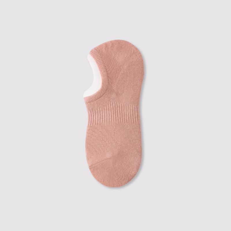 Women's Summer Thin Silicone Non Slip Non Drop with Anti Odor Invisible Shallow Mouth Boat Socks
