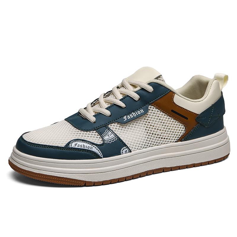 New Men'S Spring And Summer Breathable Flat Sneakers, Comfortable Loafers, Casual Sports Shoes, Large Size 47