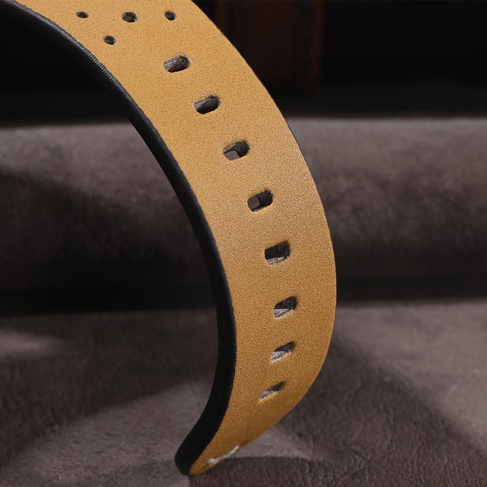 20mm 22mm Quick Release Leather Watch Band Breathable Perforated Strap for Men Women for Huawei Watch Fit 3 Straps with Pins