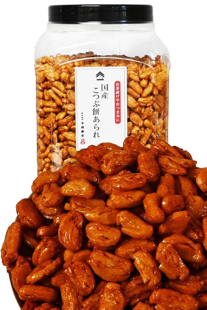 Arare Rice Commercial Snacks Delicious Snacks To Go with Commercial Snacks Domestically Produced Kotsubu Mochi Container [Tsumamikura Official]