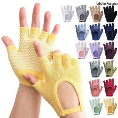 Hohle rutschfeste schweißabsorbierende Yogahandschuhe