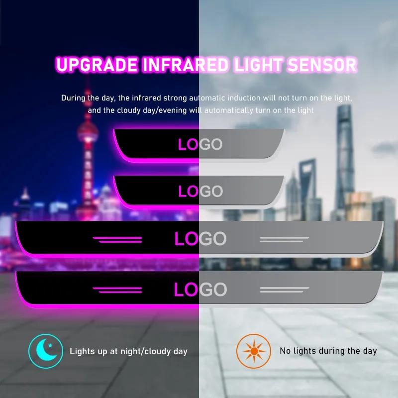 Car Welcome Led Lights For Opel OPC Series Astra J H G K C Corsa D Insignia Vectra Zafira Gtc Adam Combo Delica Auto Accessories